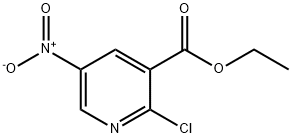 2-CHLORO-5-NITRONICOTINIC ACID ETHYL ESTER 구조식 이미지