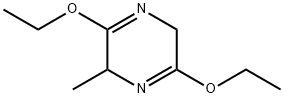 Pyrazine, 3,6-diethoxy-2,5-dihydro-2-methyl- (9CI) Structure