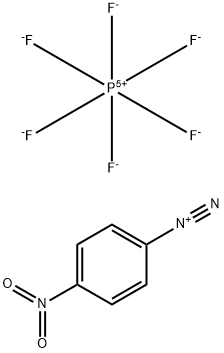 4-NITROBENZENEDIAZONIUM HEXAFLUOROPHOSPHATE Structure