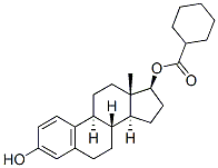 estra-1,3,5(10)-triene-3,17beta-diol 17-cyclohexanecarboxylate  Structure