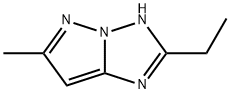 3H-Pyrazolo[1,5-b][1,2,4]triazole,  2-ethyl-6-methyl- Structure