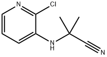 2-(2-Chloro-pyridin-3-ylamino)-2-methyl-propionitrile 구조식 이미지