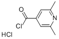 2,6-Dimethyl-4-pyridinecarbonyl  chloride  hydrochloride Structure