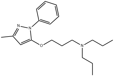 5-[3-(Dipropylamino)propoxy]-3-methyl-1-phenyl-1H-pyrazole Structure