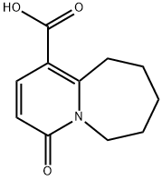 4-Oxo-4,6,7,8,9,10-hexahydropyrido[1,2-a]azepine-1-carboxylicacid 구조식 이미지