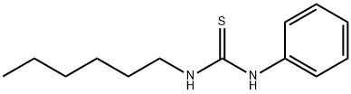 1-HEXYL-3-PHENYL-2-THIOUREA Structure