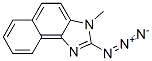 2-아지도-3-메틸나프토(1,2-D)이미다졸 구조식 이미지