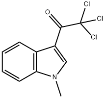1-methyl-3-trichloroacetylindole 구조식 이미지