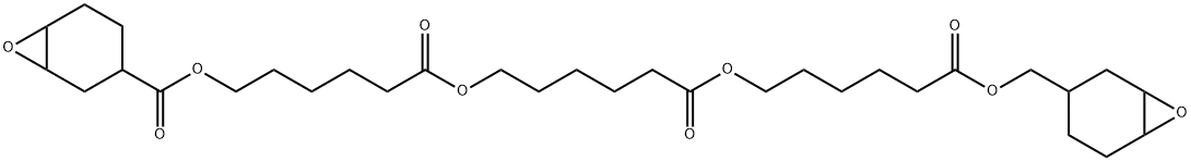 7-Oxabicyclo[4.1.0]heptane-3-carboxylic acid 6-[[6-[[6-(7-oxabicyclo[4.1.0]hept-3-ylmethoxy)-6-oxohexyl]oxy]-6-oxohexyl]oxy]-6-oxohexyl ester Structure