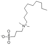 3-(Decyldimethylazaniumyl)propane-1-sulfonate Structure