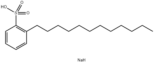 sodium o-dodecylbenzenesulphonate Structure