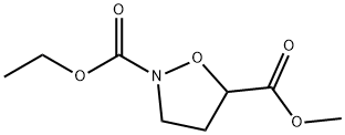 2,5-이속사졸리딘디카르복실산2-에틸5-메틸에스테르 구조식 이미지