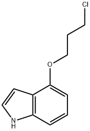 1-chloro-3-(indol-4-yloxy)propane 구조식 이미지