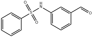 N-(3-FORMYLPHENYL)BENZENESULFONAMIDE Structure