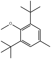 3,5-디-tert-부틸-4-메톡시톨루엔 구조식 이미지