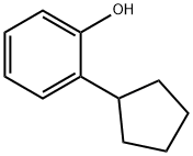 2-CYCLOPENTYLPHENOL 구조식 이미지