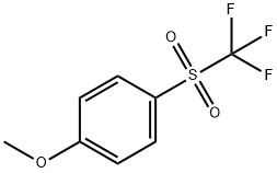 1-METHOXY-4-TRIFLUOROMETHANESULFONYL-BENZENE Structure