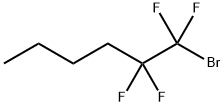 1-Bromo-1,1,2,2-tetrafluorohexane Structure