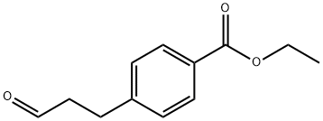 3-(4-Carboethoxy)phenyl propanal 구조식 이미지
