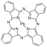 PHTHALOCYANINE LEAD 구조식 이미지