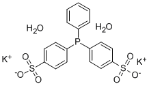 BIS(P-SULFONATOPHENYL)PHENYLPHOSPHINE DIHYDRATE DIPOTASSIUM SALT Structure