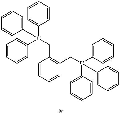 O-XYLYLENEBIS(TRIPHENYLPHOSPHONIUM BROMIDE) Structure