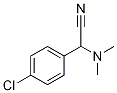 4-클로로-α-(디메틸아미노)벤젠아세토니트릴 구조식 이미지