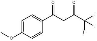 4,4,4-TRIFLUORO-1-(4-METHOXYPHENYL)-1,3-BUTANEDIONE Structure