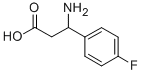 (R)-3-AMINO-3-(4-FLUORO-PHENYL)-PROPIONIC ACID Structure