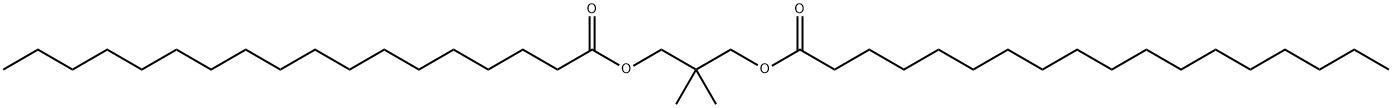 디옥타데칸산2,2-디메틸-1,3-프로판디일에스테르 구조식 이미지
