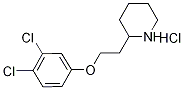 2-[2-(3,4-Dichlorophenoxy)ethyl]piperidinehydrochloride 구조식 이미지