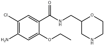 152013-26-8 4-amino-5-chloro-2-ethoxy-N-((2-morpholinyl)methyl)benzamide
