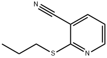 2-propylthio-3-pyridinecarbonitrile 구조식 이미지