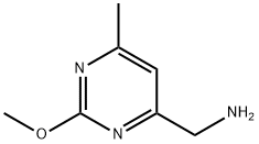 4-Pyrimidinemethanamine, 2-methoxy-6-methyl- 구조식 이미지