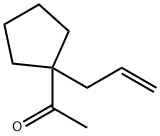에타논,1-[1-(2-프로페닐)사이클로펜틸]-(9CI) 구조식 이미지