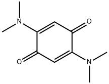 p-벤조퀴논,2,5-비스(디메틸아미노)-(8CI) 구조식 이미지