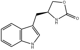 (S)-(+)-4-(1H-INDOL-3-YLMETHYL)-2-OXAZOLINONE Structure