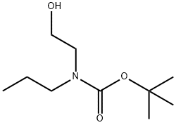 (2-HYDROXY-ETHYL)-PROPYL-CARBAMIC ACID TERT-BUTYL ESTER Structure