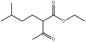 2-아세틸-5-메틸헥산산에틸에스테르 구조식 이미지