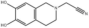 2(1H)-Isoquinolineacetonitrile, 3,4-dihydro-6,7-dihydroxy- (9CI) 구조식 이미지