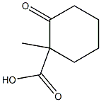 시클로헥산카르복실산,1-메틸-2-옥소-,(+)-(9CI) 구조식 이미지