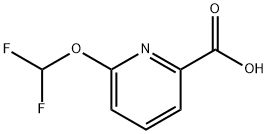 6-(difluoromethoxy)picolinic acid Structure