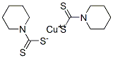 copper bis(piperidine-1-carbodithioate) Structure
