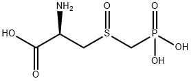 L-알라닌,3-[(PHOSPHONOMETHYL)SULFINYL]- 구조식 이미지