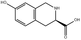 D-7-HYDROXY-1,2,3,4-TETRAHYDROISOQUINOLINE-3-CARBOXYLIC ACID Structure