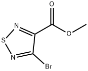 메틸4-브로모-1,2,5-티아디아졸-3-카르복실레이트 구조식 이미지
