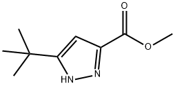 methyl 3-tert-butyl-1H-pyrazole-5-carboxylate Structure