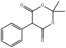 2,2-DIMETHYL-5-PHENYL-1,3-DIOXANE-4,6-DIONE 구조식 이미지