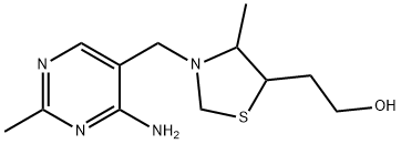 3-[(4-Amino-2-methyl-5-pyrimidinyl)methyl]-4-methyl-5-thiazolidineethanol Structure