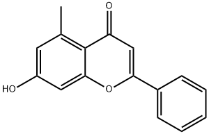 7-HYDROXY-5-METHYLFLAVONE Structure